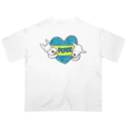 ウクライナのワンコ応援団のウクライナ応援団　paritora Oversized T-Shirt