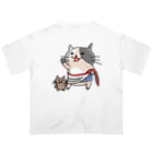 ひよこ男爵とまだむにゃんのにゃうぐすとぅす Oversized T-Shirt