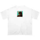 Satochuのハバナブラウン Oversized T-Shirt