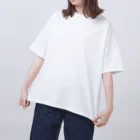 OARFISHの赤帽子と青ワニ Oversized T-Shirt