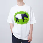 LalaHangeulのマレーバク Oversized T-Shirt