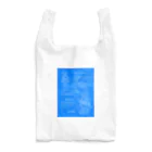 mirinconixのアシモフのロボット3原則とロボットの落書き  セルリアンブルー Reusable Bag