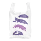 京大ねこサークルCat-Chのエコバッグ紫（そっくす・ぱんすか） Reusable Bag