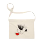 TeamHaneenのNo.6 Karaza and Watermelon（ねことスイカ）<Type B> Sacoche