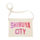JIMOTOE Wear Local Japanの渋谷区 SHIBUYA WARD ロゴピンク Sacoche