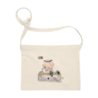 いしだよりこ商店のミルかつ〈ミシン男子〉 Sacoche