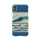 SONOTENI-ARTの003-013　葛飾北斎　『富嶽三十六景　相州梅澤左』　スマホケース　表側面印刷　iPhone XS/X専用デザイン　SC6 iPhone Smartphone Case
