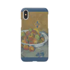 SONOTENI-ARTの017-008　ポール・セザンヌ　『リンゴのプレート』　スマホケース　表側面印刷　iPhone XS/X専用デザイン　SC6 iPhone Smartphone Case