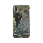 SONOTENI-ARTの004-023　クロード・モネ　『バジールとカミーユ』　スマホケース　表側面印刷　iPhone XS/X専用デザイン　SC6 iPhone Smartphone Case