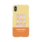 Cafe・de・ぬりえ ShopのCupcake iPhone Smartphone Case
