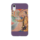 SONOTENI-ARTの025-001　ポール・シニャック　『フェリックス・フェネオンの肖像』　スマホケース　表側面印刷　iPhone XR/XSMax/8Plus/7Plus/6sPlus/6Plus専用デザイン　SC7 iPhone Smartphone Case