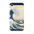 SONOTENI-ARTの003-001　葛飾北斎　『富嶽三十六景　神奈川沖浪裏』　スマホケース　表側面印刷　iPhone XR/XSMax/8Plus/7Plus/6sPlus/6Plus専用デザイン　SC7 iPhone Smartphone Case