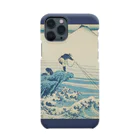 SONOTENI-ARTの003-008　葛飾北斎　『富嶽三十六景　甲州石班沢』　スマホケース　表側面印刷　iPhone 11Pro専用デザイン　SC1 iPhone Smartphone Case