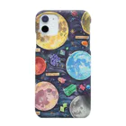 Coffret à bijouxの月と鉱物 iPhone Smartphone Case