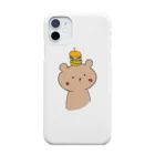 片耳難聴 taboooooのかたみみクマのくーま iPhone Smartphone Case