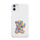 happy_autismのhalokuma （ハロクマ- A） iPhone Smartphone Case