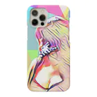 EMOTIONAL GRAYのセクシーなポリゴン宇宙人 iPhone Smartphone Case