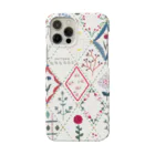 🪡patterie pattern shop🪡のiPhoneケース - 祈りの庭 iPhone Smartphone Case