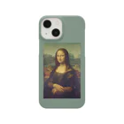 SONOTENI-ARTの018-001　レオナルド・ダ・ヴィンチ　『モナ・リザ』　スマホケース　表側面印刷　iPhone 13mini/12mini専用デザイン　SC2 iPhone Smartphone Case