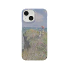 SONOTENI-ARTの004-018　クロード・モネ　『プールヴィルの断崖の上の散歩』　スマホケース　表側面印刷　iPhone 13mini/12mini専用デザイン　SC2 iPhone Smartphone Case