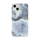 福　来の虎と薔薇 iPhone Smartphone Case