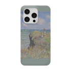 SONOTENI-ARTの004-018　クロード・モネ　『プールヴィルの断崖の上の散歩』　スマホケース　表側面印刷　iPhone 14/14Pro/13/13Pro/12/12Pro専用デザイン　SC4-1 iPhone Smartphone Case