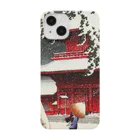 浮世絵のTシャツ屋の「芝増上寺」川瀬巴水 iPhone Smartphone Case
