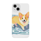コーギーライフの水遊びコーギー iPhone Smartphone Case