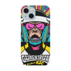 ビューティフルハードコアイラストレーション-DESIGN STOREのカラフルミュージックゴリラ iPhone Smartphone Case