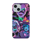 BUNNY-ONLINEのネオンアメコミアート84 iPhone Smartphone Case