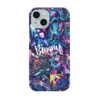 BUNNY-ONLINEのネオンアメコミアート143 iPhone Smartphone Case