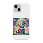 Rainbow-tailのrainbow-にゃんこ iPhone Smartphone Case