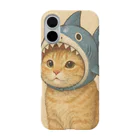 ninja-C0wDuT9c0wGbのサメ猫 iPhone Smartphone Case