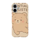 CUTE BUT EXISTENTIALLY EXHAUSTEDのCUTE BUT EXISTENTIALLY EXHAUSTED – ゆるくま宇宙 iPhone Smartphone Case