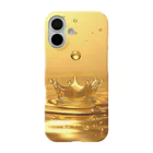 八方美風の黄金の雫 — 金運を呼び込む神秘のゴールドドロップ iPhone Smartphone Case
