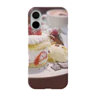 つむぐのショートケーキ🍰 iPhone Smartphone Case