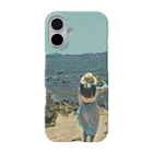 simple_NのSea girl iPhone Smartphone Case