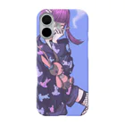 ｱｻｷﾞﾘｮｳ［ORCHID GRAY］のメンヘラタバコ女子(ツインテールウサギ) iPhone Smartphone Case
