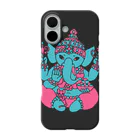 日本どうぶつの会の開運！？インドの神様「ガネーシャ」スマホケース iPhone Smartphone Case