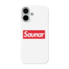 DRIPPEDのSaunar-サウナー-赤BOXロゴ iPhone Smartphone Case