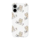 artliccaのふわふわのくま総柄 iPhone Smartphone Case