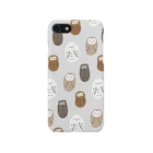 kushirookayuのおひるねフクロウ iPhone Smartphone Case