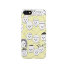 ナガキパーマの黄色ハイネックの会 iPhone Smartphone Case