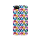 気分が上がるカラー♪のテント柄だカラー♪ iPhone Smartphone Case