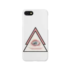 魔法の絨毯✋( ᐙ )のeye ピンク iPhone Smartphone Case