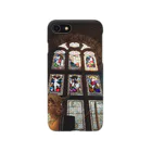 itsumo maigoのステンドグラスと牛 iPhone Smartphone Case