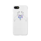 緑茶　のハート　手　くもの巣 iPhone Smartphone Case