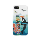 Makiko Goto goods storeのシャチとタコ iPhone Smartphone Case