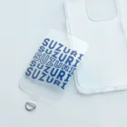 しらたまちゃんSHOPu〜🐽のお顔ドアップ  Smartphone Strap