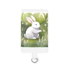 しろこまやのうさぎのお散歩 Smartphone Strap
